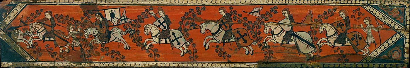 Panneau de plafond à caissons avec cavaliers